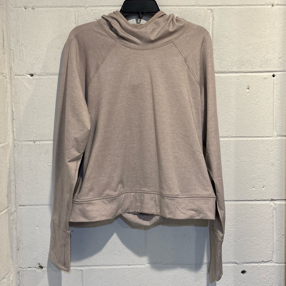 Old Navy Active hoodie pullover jacket beige long sleeve